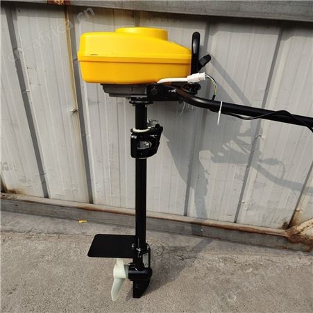 诚誉 玻璃钢船皮划艇外挂机 汽油风冷船外机 竹筏小型船用挂桨机