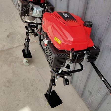 诚誉 玻璃钢船皮划艇外挂机 汽油风冷船外机 竹筏小型船用挂桨机