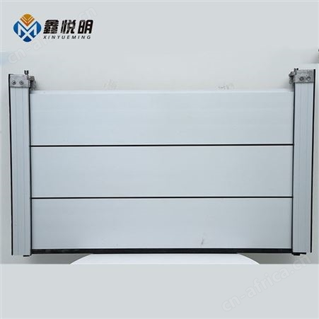悦明车库铝合金防汛挡水板 车间仓库配电间门口防洪阻水板防汛板