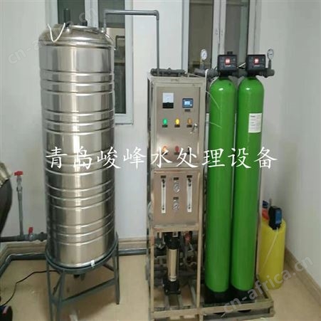 单级0.75吨食品级纯净水设备 车间工人直饮终端取水设备 峻峰净化