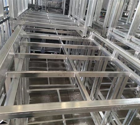 汽配定制不锈钢金属重型堆垛折叠调节式叠放式插管式堆高巧固架