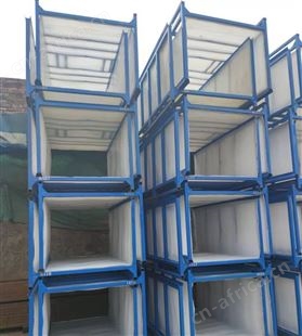 汽配定制不锈钢金属重型堆垛折叠调节式叠放式插管式堆高巧固架