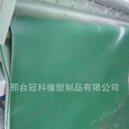 耐酸碱 pvc输送带 轻型传输带 绿色尼龙夹布橡胶输送带