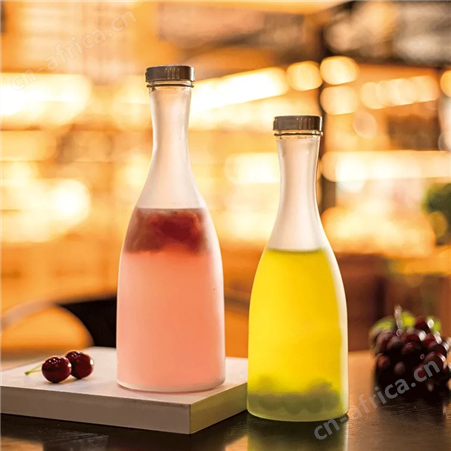 现货销售250ml375ml500ml玻璃果酒果醋酸奶饮料瓶