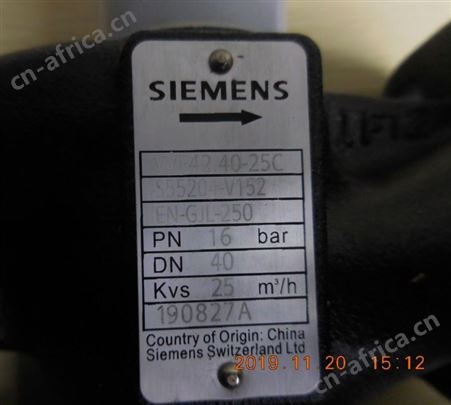 SIEMENS  温控阀  SKD62+VVF42.40-25C