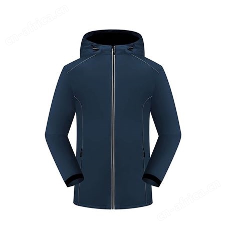 冲锋衣加厚加绒团队连帽卫衣防水赠品*冬季工装上衣服装印logo