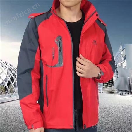 冬季加棉冲锋衣加绒 户外防风防水登山服劳保棉袄 印字logo工作服