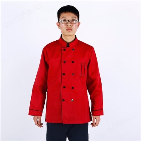 厨师工作服学校酒店西餐厅食堂后厨长袖衣服厨师长短袖厨师服批发