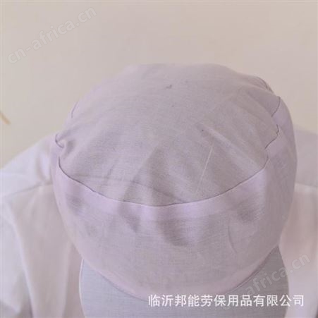 白网帽食品厂车间蛋糕店布帽子厨房面点餐厅白卫生帽子透气女发网