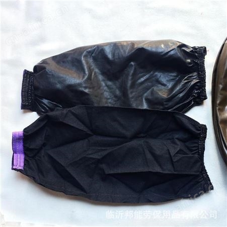 皮革袖套 防水防油pu防污耐酸碱套袖机械车间劳保软皮革袖套 批发