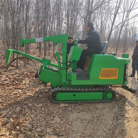 圆弧式带土球挖树机 高速公路绿化树苗移栽机 多地形苗木保值神器