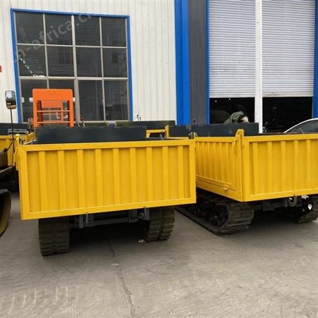 全地形可爬坡搬运车 沼泽矿用履带运输车 小型农用山地自卸车