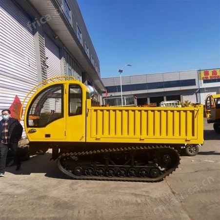 全地形可爬坡搬运车 沼泽矿用履带运输车 小型农用山地自卸车
