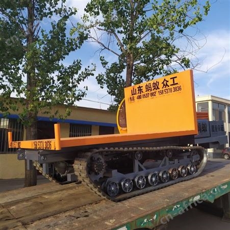 建筑工程砂石爬山虎 载重5吨工程履带翻斗车 农用机械汽油运输车