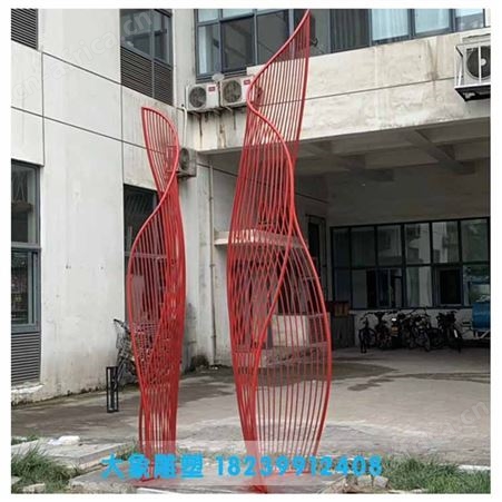 南昌不锈钢雕塑厂家  镜面不锈钢圆环雕塑 不锈钢雕塑价格