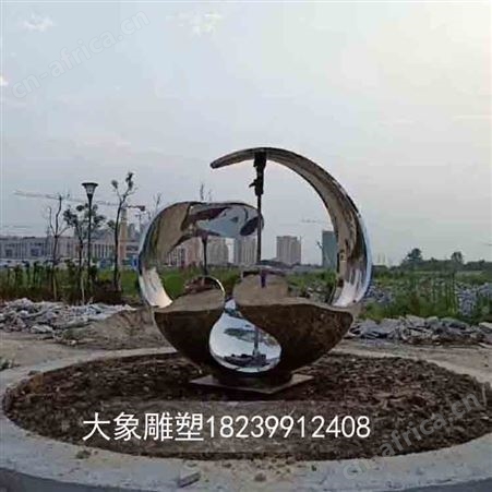 陕西不锈钢雕塑 动物雕塑定制 假山雕塑