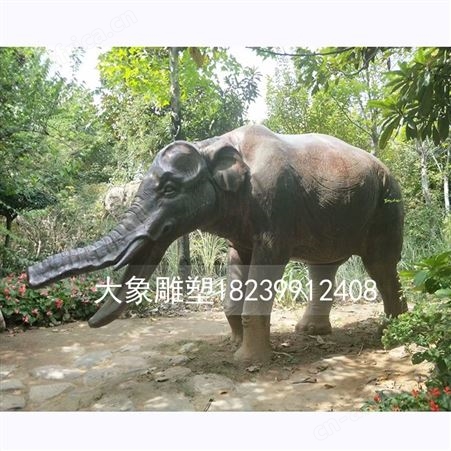 水泥雕塑定制厂家 水泥彩绘雕塑 大型动物雕塑