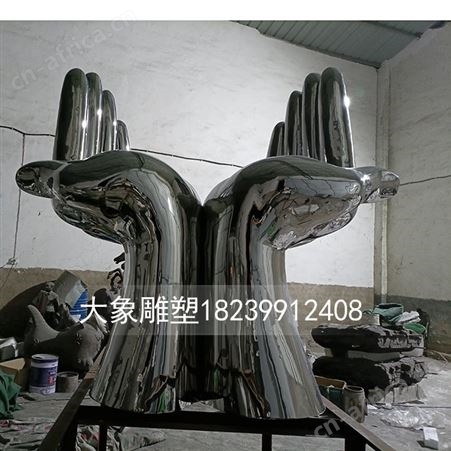 湖北不锈钢几何鹿雕塑 不锈钢动物雕塑 镜面不锈钢雕塑