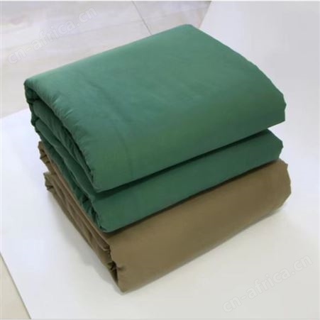 工地单人棉花被 军绿色棉被 加厚保温冬季工程纯棉垫絮 劳保棉被