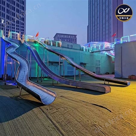 专业定做儿童不锈钢滑梯公园景区社区游乐设施组合设计