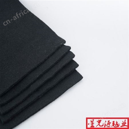 隔音吸音针刺无纺布棉毡，黑色涤纶毛毡