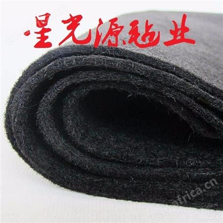 黑色吸音棉毛毡，隔音吸音棉毯毛毡，隔音背胶毛毡