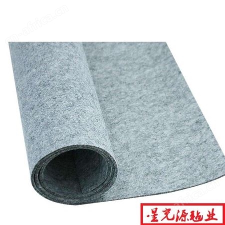 600g针刺4mm烟灰色针刺无纺布 毛毡