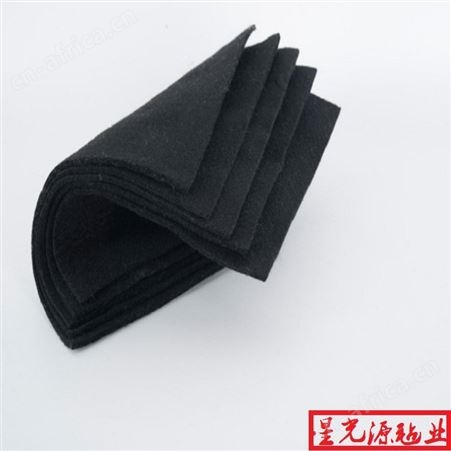 隔音吸音针刺无纺布棉毡，黑色涤纶毛毡