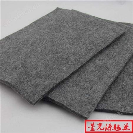 600g针刺4mm烟灰色针刺无纺布 毛毡