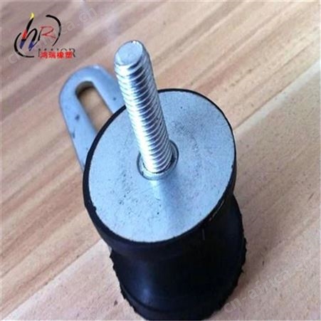 鸿瑞 橡胶缓冲套 胶包铁减震器机械设备冲压减震垫 耐磨胶垫批发