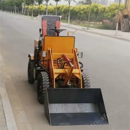 前卸式 工程建筑移动小铲车 养殖场用四驱装载机