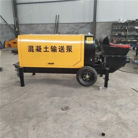 电动水泥输送泵车 二次构造水泥输送泵 楼房混凝土输送泵