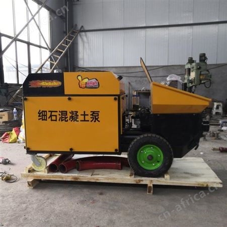 电动水泥输送泵车 二次构造水泥输送泵 楼房混凝土输送泵
