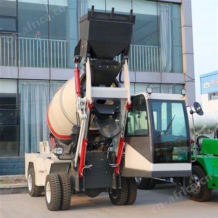 自上料砂浆罐车 一机抵5机自上料罐车 混泥土搅拌自卸一体车