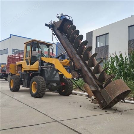 新疆挖改螺旋钻 挖机改装液压钻孔机 全自动螺旋打桩钻大孔径