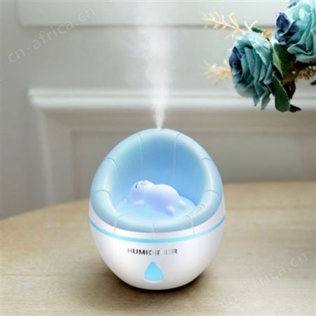 QU001TD加湿器 禧乐礼品 桌面蒸汽大容量水箱两档连续间歇喷雾