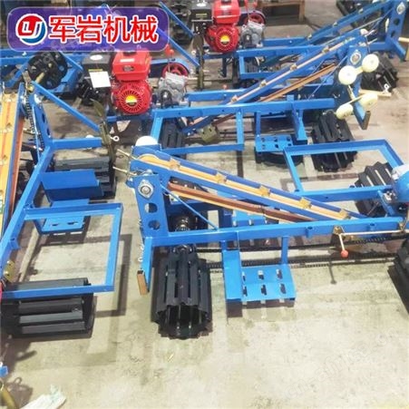 自走式大姜播种机 姜沟自动摆放大姜机 青州军岩直销