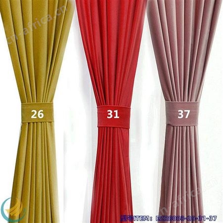 易创帘纺织 真丝绒8068 76色经编绒布 无光短毛 柔顺垂感 涤纶柯桥工程家装窗帘布艺