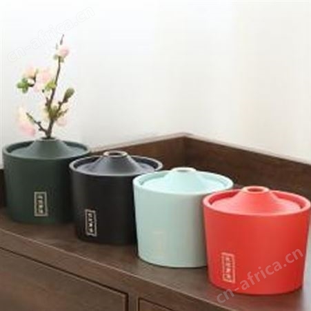 激流勇进烟灰缸/花插（圆盖圆罐款）定制工厂北京茶具批发伴手礼