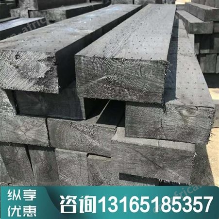 汇鑫防腐枕木 油浸方木枕 设备垫木铺轨道木 园林用枕木厂家