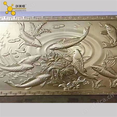 厂家定制古铜雕花铝板屏风  免费打样