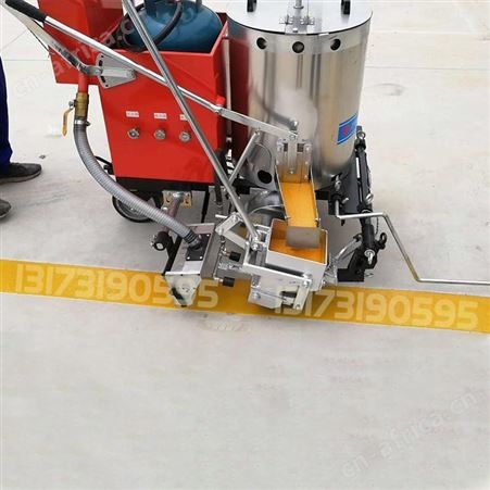 汇鑫小型马路划线机 路面工程用60L沥青灌缝机 手推式沥青填缝机