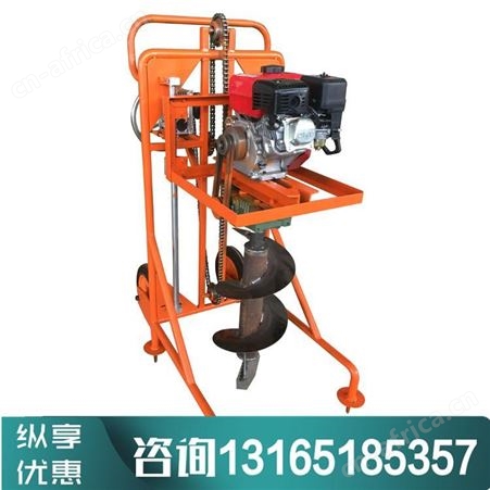 汇鑫生产手推挖坑机 小型农用地钻栽树种植机械大型电线杆挖坑机