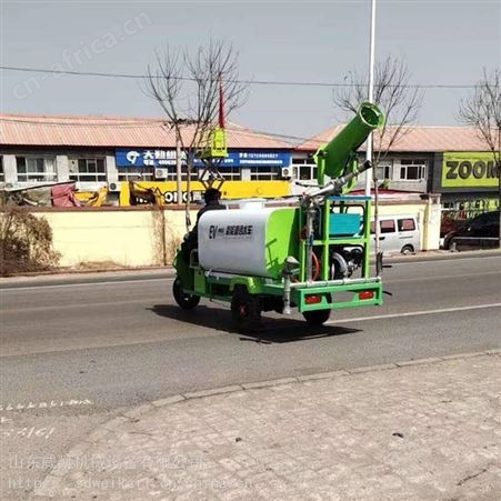 小区物业电动雾炮洒水车 多功能电动洒水雾炮车 电动雾炮洒水车