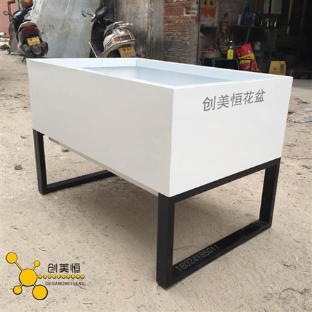 厂家供应园林不锈钢落地花箱 不锈钢异形定制 加工镜面圆桶花盆