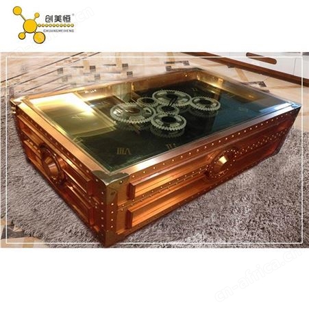 不锈钢烤漆茶几 长方形不锈钢茶几加工