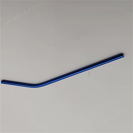 铝合金小圆管定制 阳极氧化蓝色 吉聚铝业 铝合金拉弯定制
