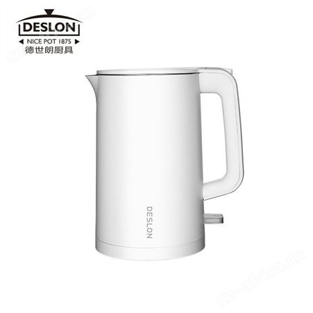 德世朗员工福利礼品企业定制款自动断电不锈钢内胆电热水壶烧水壶