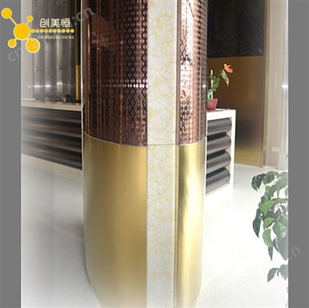 不锈钢罗马柱 超市不锈钢包柱设计定制