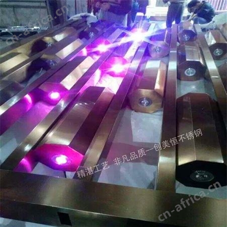 不锈钢玫瑰金屏风 镜面玫瑰金不锈钢屏风航空铝材